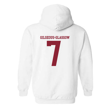 Troy - NCAA Men's Basketball : Javier Gilgeous-Glasgow - Generic Shersey Hooded Sweatshirt-1