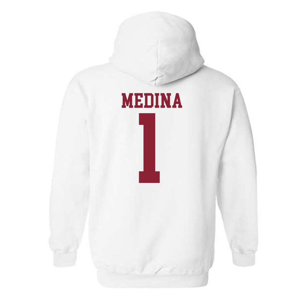 Troy - NCAA Football : Luis Medina - Generic Shersey Hooded Sweatshirt-1