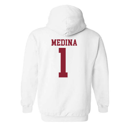 Troy - NCAA Football : Luis Medina - Generic Shersey Hooded Sweatshirt-1