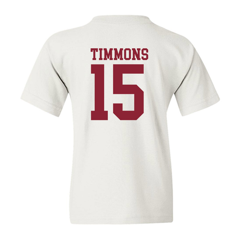 Troy - NCAA Women's Basketball : Jasmine Timmons - Generic Shersey Youth T-Shirt-1
