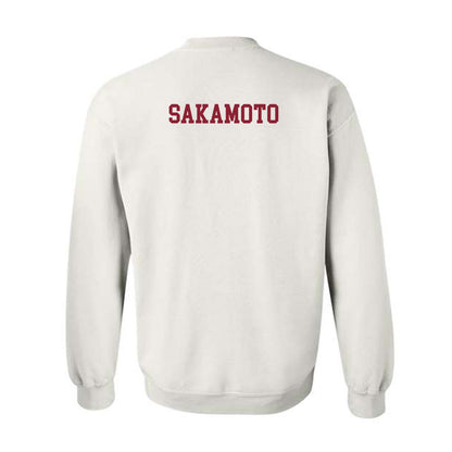 Troy - NCAA Men's Tennis : Hiiro Sakamoto - Generic Shersey Crewneck Sweatshirt-1