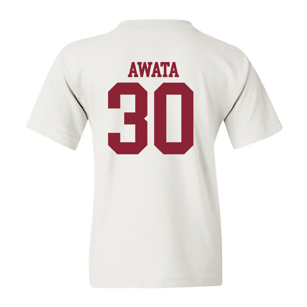 Troy - NCAA Men's Basketball : Hikaru Awata - Generic Shersey Youth T-Shirt-1