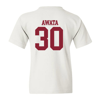 Troy - NCAA Men's Basketball : Hikaru Awata - Generic Shersey Youth T-Shirt-1