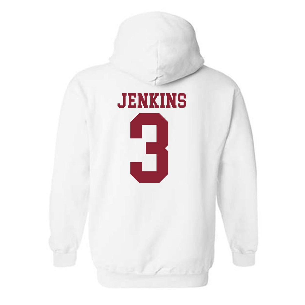 Troy - NCAA Women's Basketball : Emani Jenkins - Generic Shersey Hooded Sweatshirt-1