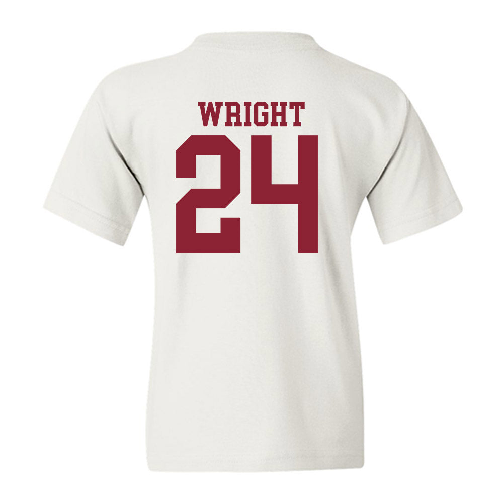 Troy - NCAA Women's Soccer : Riley Wright - Generic Shersey Youth T-Shirt-1