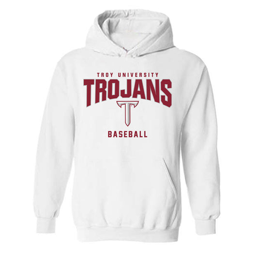 Troy - NCAA Baseball : Benjamin Stubbs - Generic Shersey Hooded Sweatshirt-0
