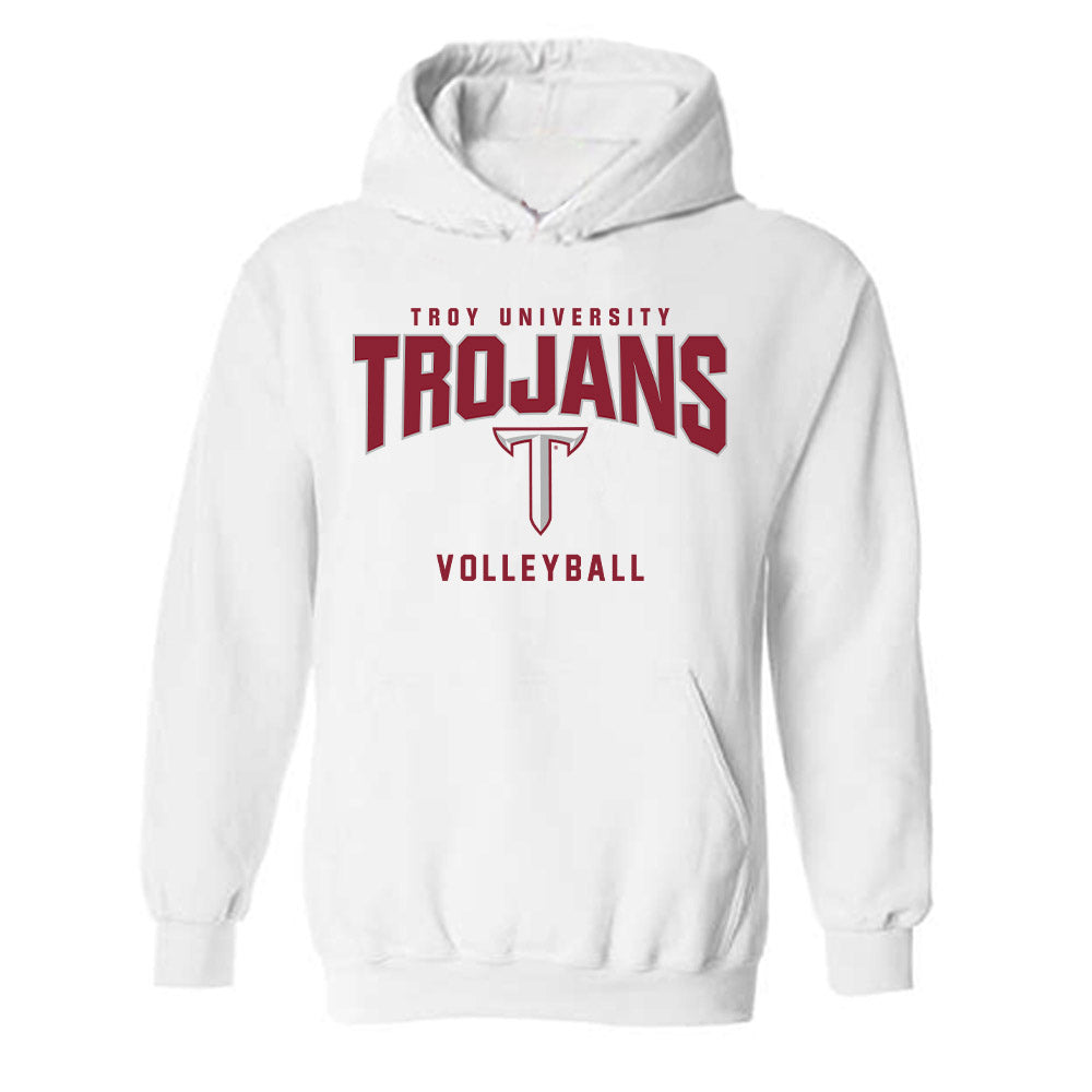 Troy - NCAA Women's Volleyball : Kalina Calvillo - Generic Shersey Hooded Sweatshirt-0