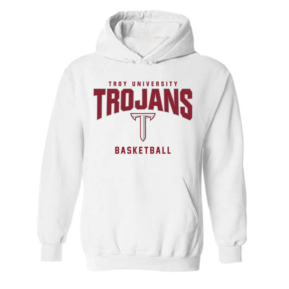 Troy - NCAA Men's Basketball : Javen Colbert - Generic Shersey Hooded Sweatshirt-0