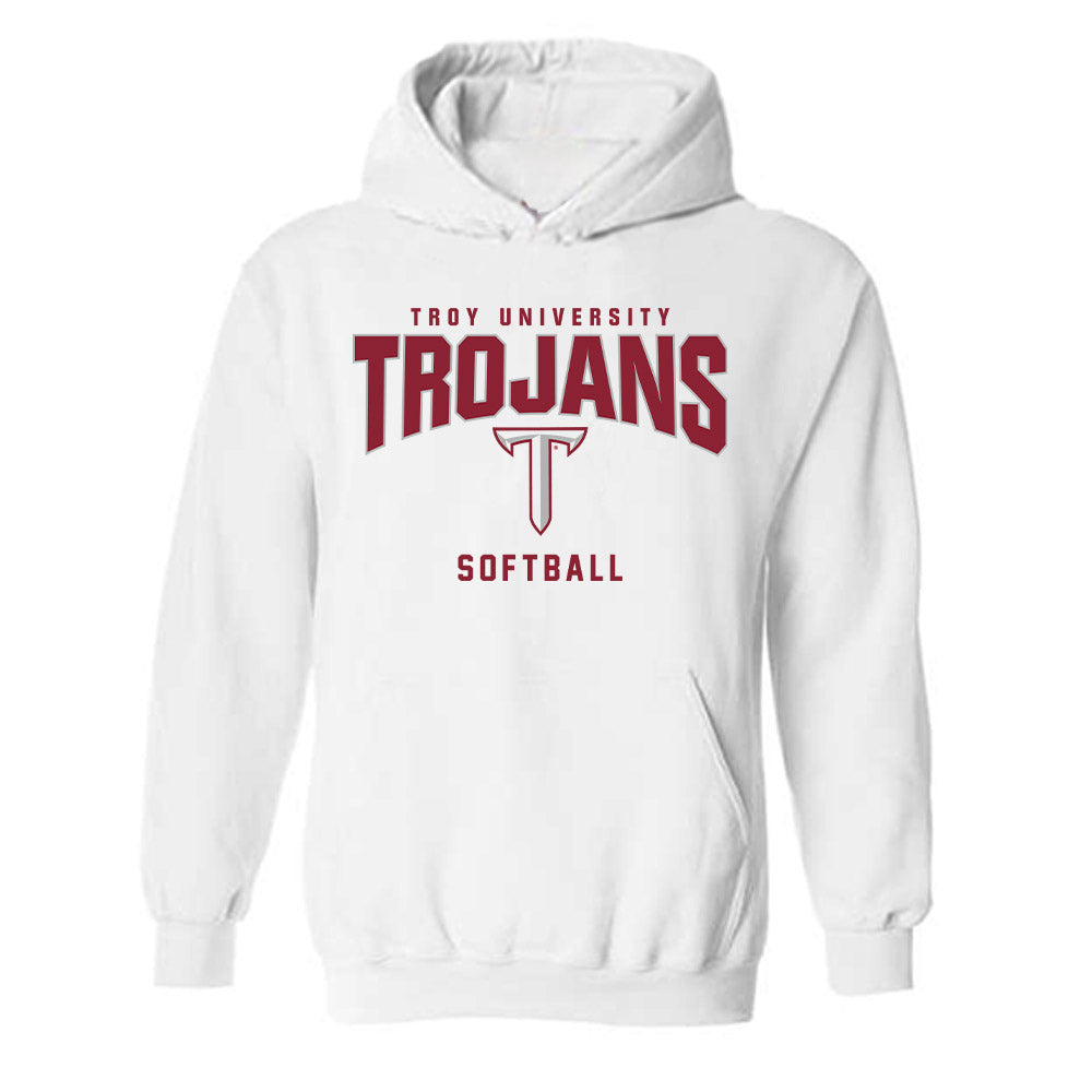 Troy - NCAA Softball : Caiden Oliva - Generic Shersey Hooded Sweatshirt-0