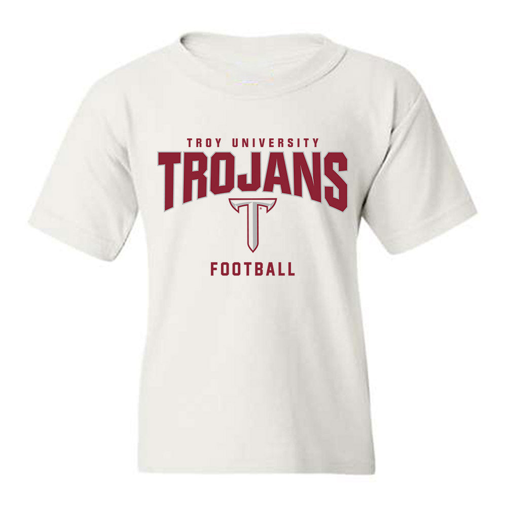 Troy - NCAA Football : Justin Powe - Generic Shersey Youth T-Shirt-0