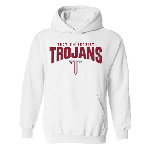 Troy - NCAA Men's Track & Field : Noah Putnam - Generic Shersey Hooded Sweatshirt-0