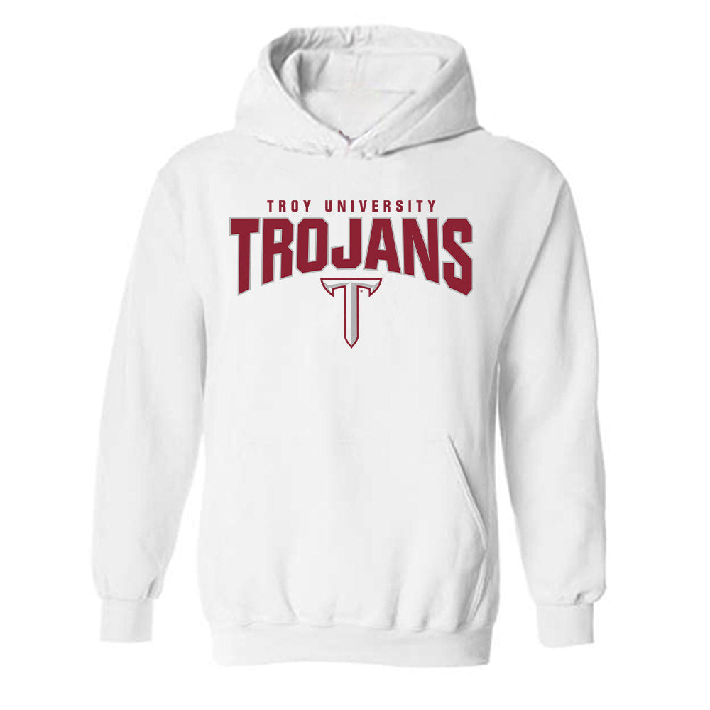 Troy - NCAA Men's Track & Field : Gavan Baxley - Generic Shersey Hooded Sweatshirt-0