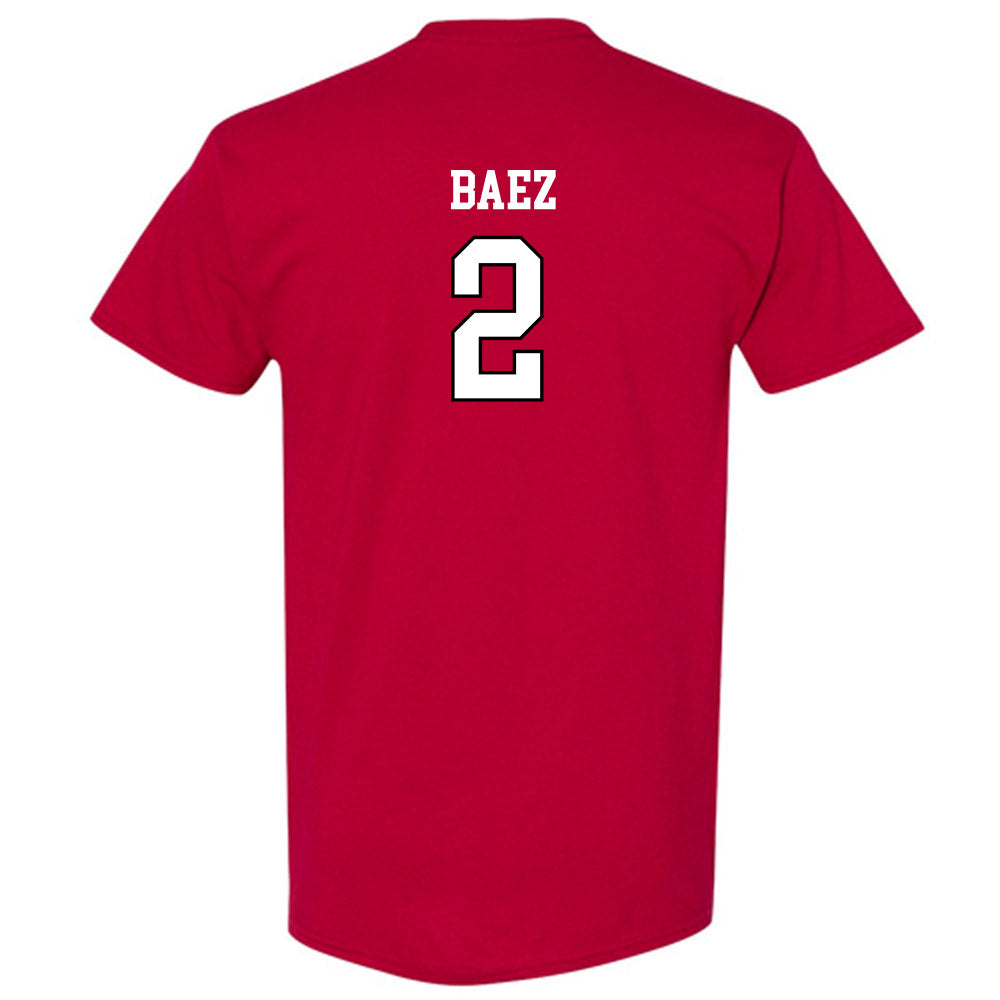 Troy - NCAA Women's Basketball : Ashley Baez - Cardinal Red T-Shirt-1