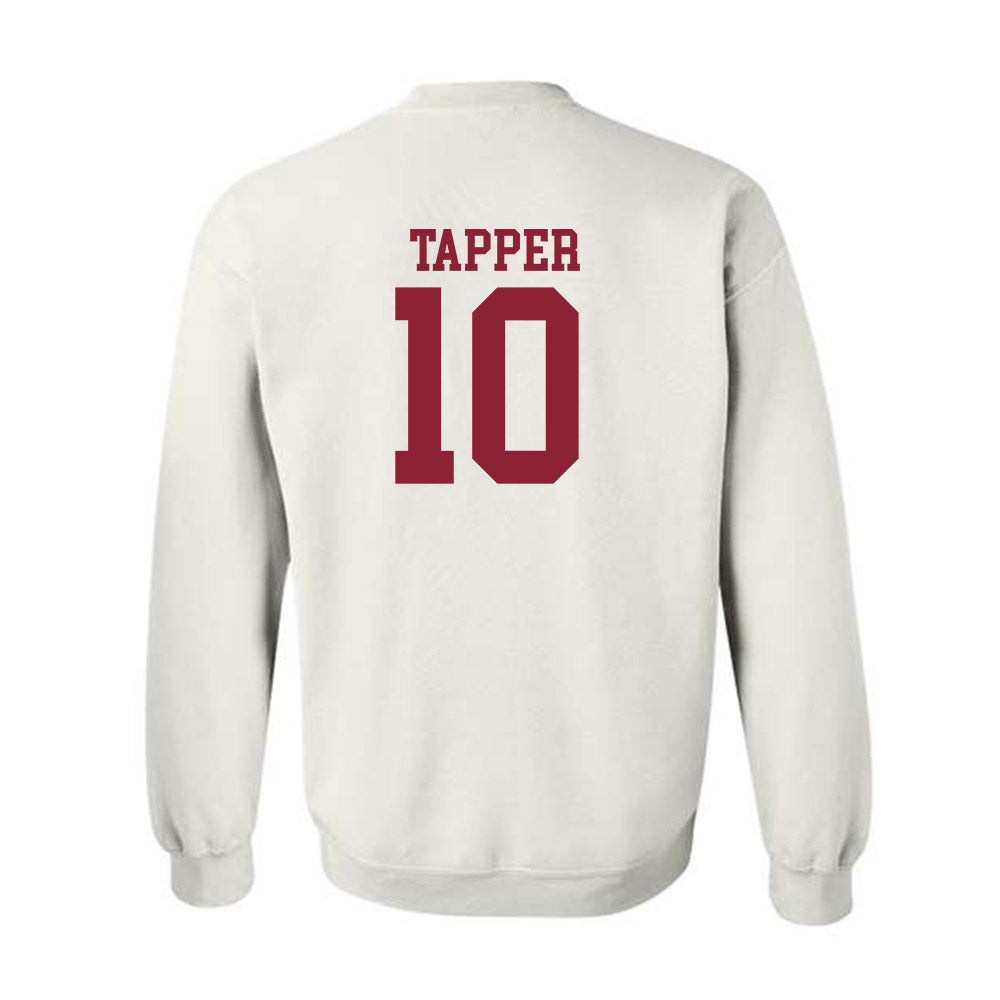 Troy - NCAA Baseball : Brock Tapper - Generic Sports Shersey Crewneck Sweatshirt-1