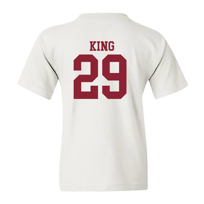 Troy - NCAA Baseball : Dylan King - Generic Sports Shersey Youth T-Shirt-1