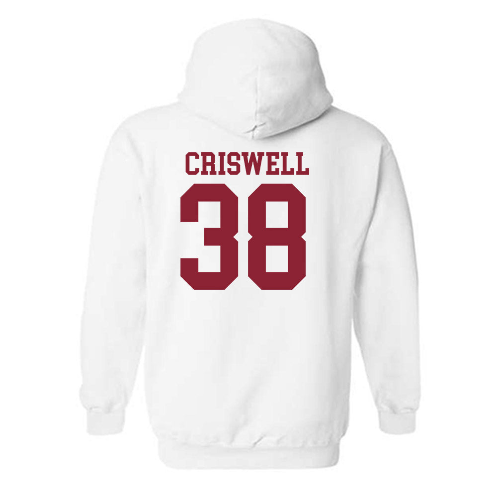 Troy - NCAA Baseball : Nate Criswell - Generic Sports Shersey Hooded Sweatshirt-1