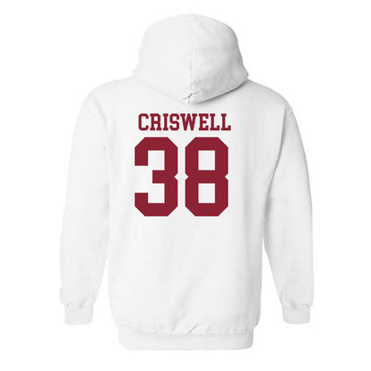 Troy - NCAA Baseball : Nate Criswell - Generic Sports Shersey Hooded Sweatshirt-1