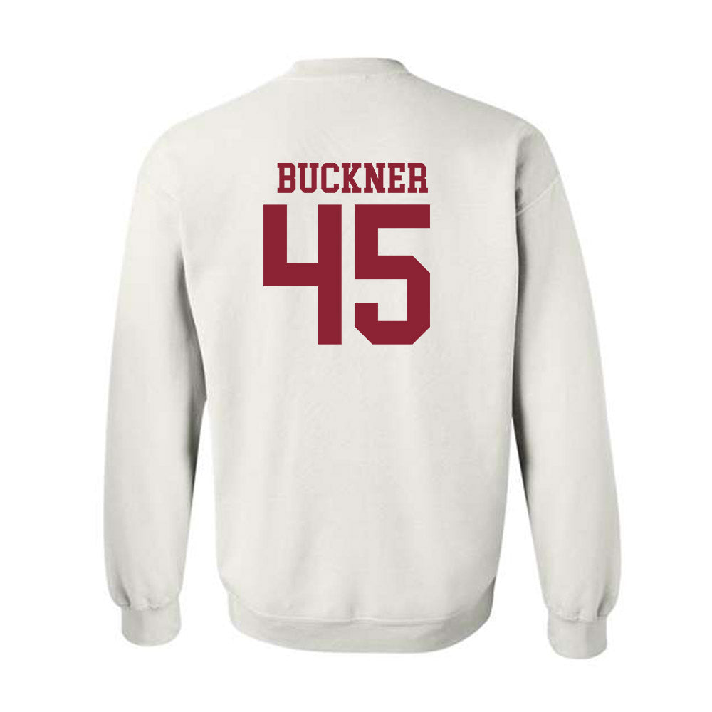 Troy - NCAA Baseball : Judah Buckner - Generic Sports Shersey Crewneck Sweatshirt-1