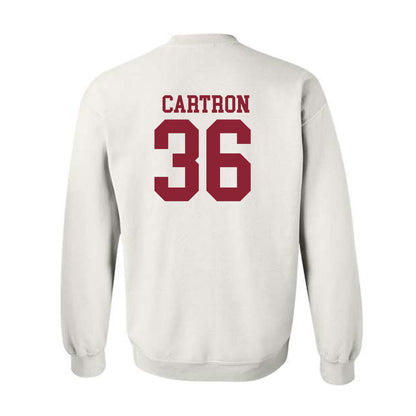 Troy - NCAA Baseball : Chase Cartron - Generic Sports Shersey Crewneck Sweatshirt-1