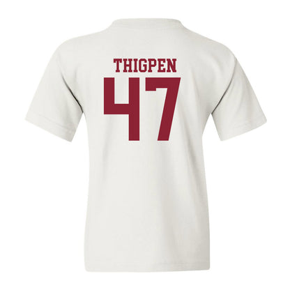 Troy - NCAA Baseball : Noah Thigpen - Generic Sports Shersey Youth T-Shirt