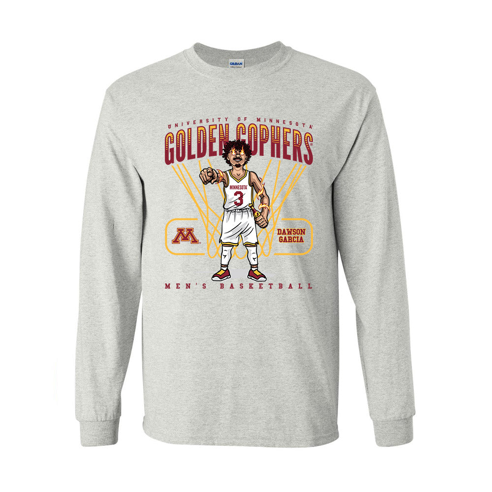 Minnesota - NCAA Men's Basketball : Dawson Garcia Long sleeve T-shirt