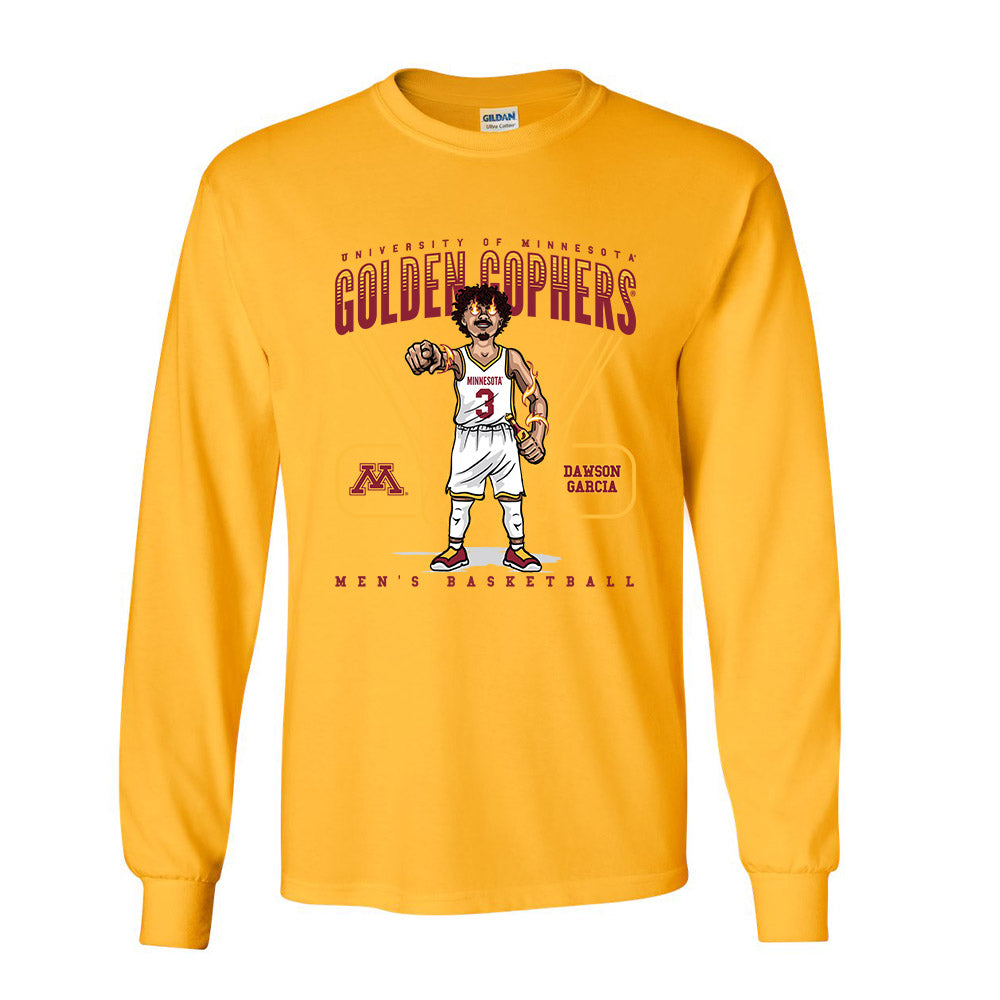 Minnesota - NCAA Men's Basketball : Dawson Garcia Long sleeve T-shirt