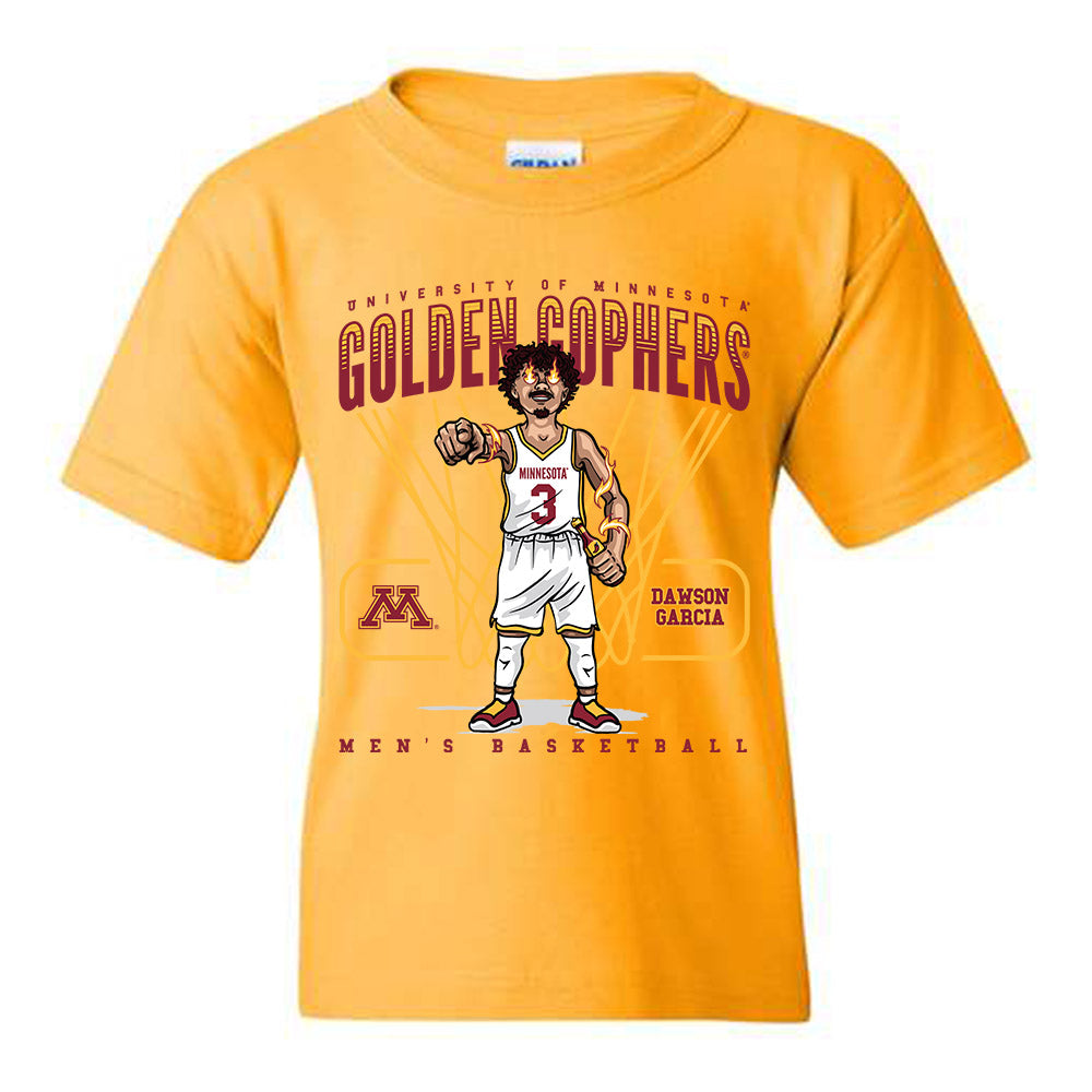 Minnesota - NCAA Men's Basketball : Dawson Garcia Youth T-shirt