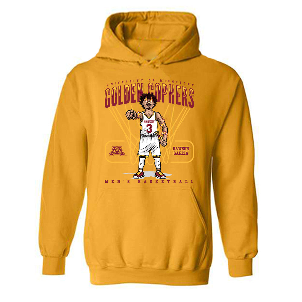Minnesota - NCAA Men's Basketball : Dawson Garcia Hooded Sweatshirt