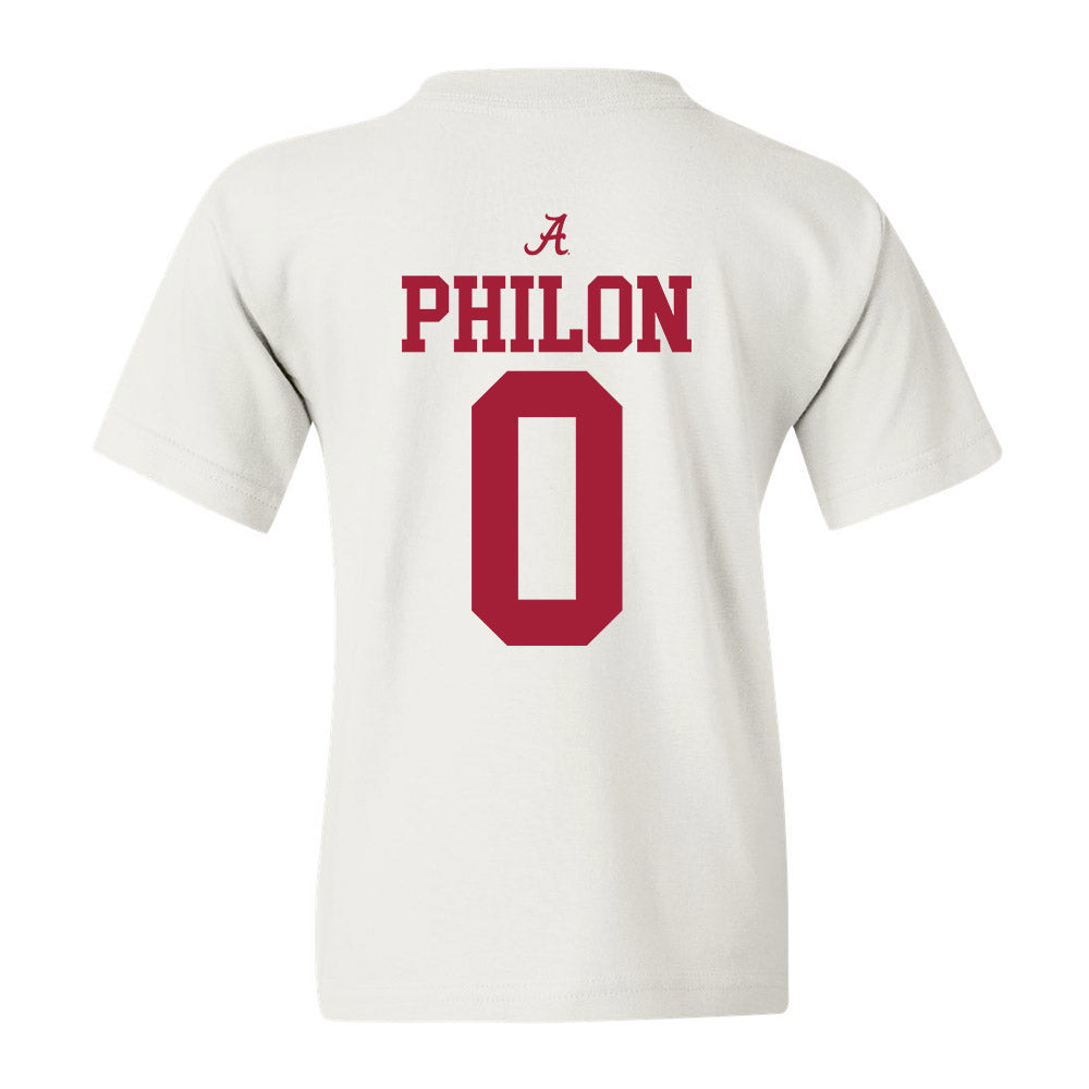 Alabama - NCAA Men's Basketball : Labaron Philon - Youth T-Shirt