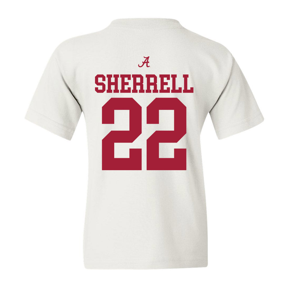 Alabama - NCAA Men's Basketball : Aiden Sherrell - Youth T-Shirt