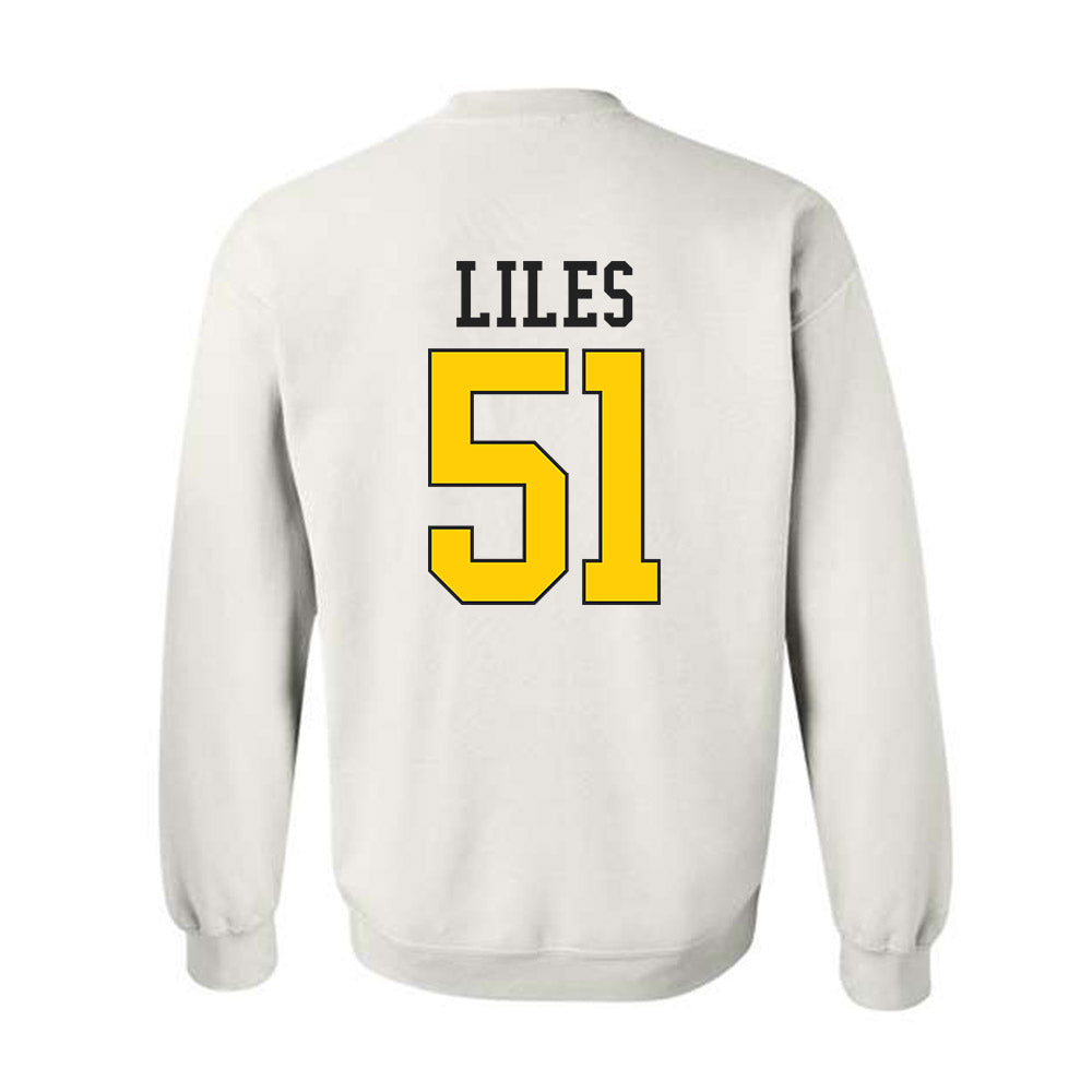 App State - NCAA Football : Kj Liles - Generic Shersey Crewneck Sweatshirt-1