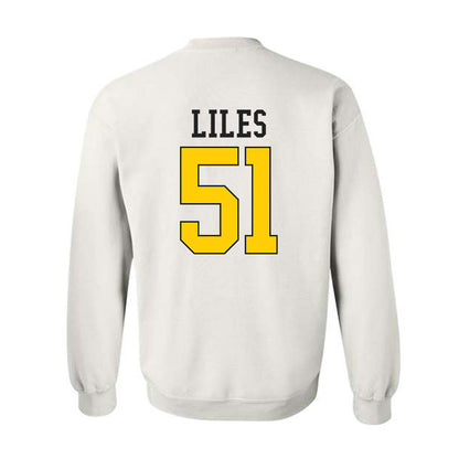App State - NCAA Football : Kj Liles - Generic Shersey Crewneck Sweatshirt-1