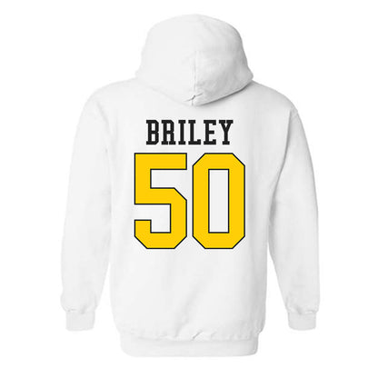 App State - NCAA Football : Jackson Briley - Generic Shersey Hooded Sweatshirt-1