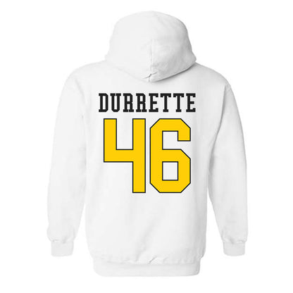 App State - NCAA Football : Damien Durrette - Generic Shersey Hooded Sweatshirt-1