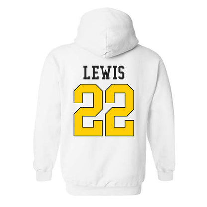 App State - NCAA Football : Jaquari Lewis - Generic Shersey Hooded Sweatshirt-1