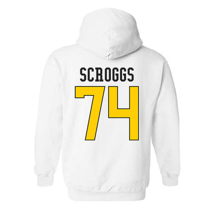 App State - NCAA Football : Griffin Scroggs - Generic Shersey Hooded Sweatshirt-1