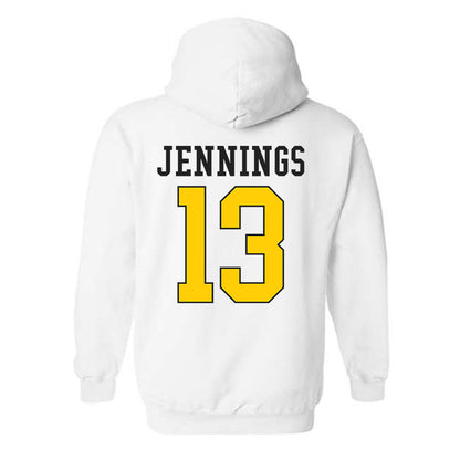 App State - NCAA Men's Basketball : Kasen Jennings - Generic Shersey Hooded Sweatshirt-1