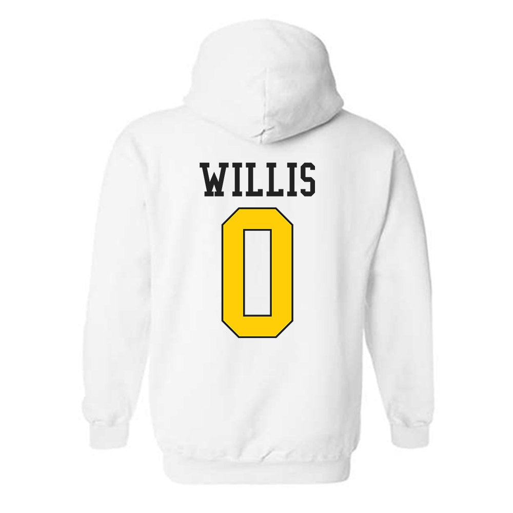 App State - NCAA Football : Jaelin Willis - Generic Shersey Hooded Sweatshirt-1