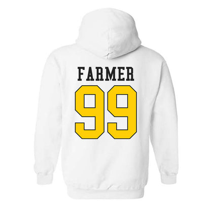 App State - NCAA Football : Kendall Farmer - Generic Shersey Hooded Sweatshirt-1