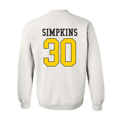 App State - NCAA Football : Gabriel Simpkins - Generic Shersey Crewneck Sweatshirt-1