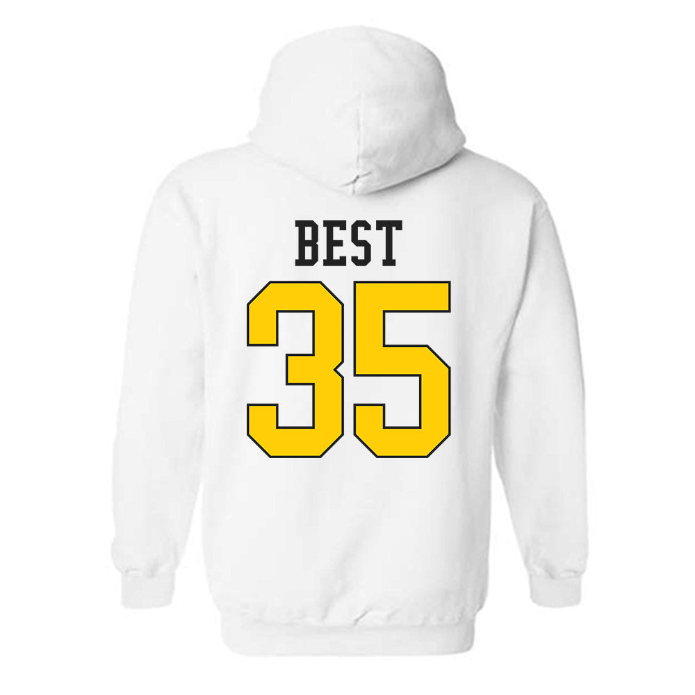 App State - NCAA Baseball : Liam Best - Generic Shersey Hooded Sweatshirt-1