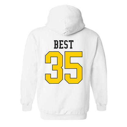 App State - NCAA Baseball : Liam Best - Generic Shersey Hooded Sweatshirt-1
