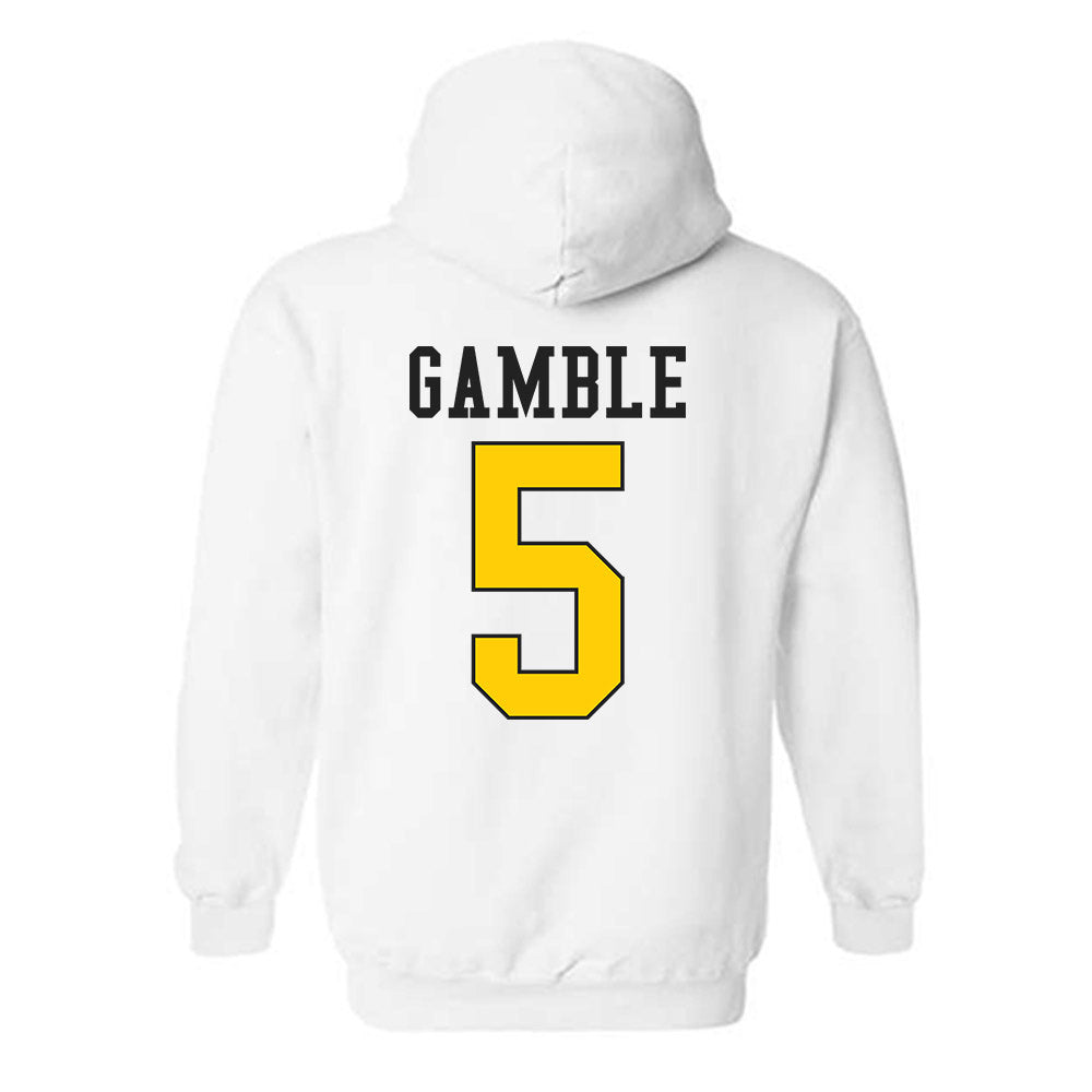App State - NCAA Football : Zyeir Gamble - Generic Shersey Hooded Sweatshirt-1