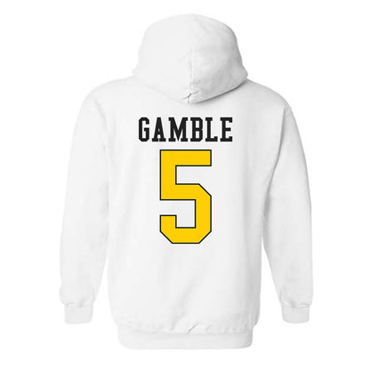 App State - NCAA Football : Zyeir Gamble - Generic Shersey Hooded Sweatshirt-1
