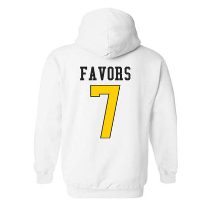 App State - NCAA Football : Jordan Favors - Generic Shersey Hooded Sweatshirt-1