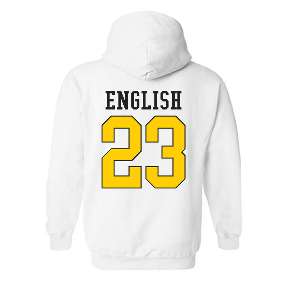 App State - NCAA Softball : Kate English - Generic Shersey Hooded Sweatshirt-1