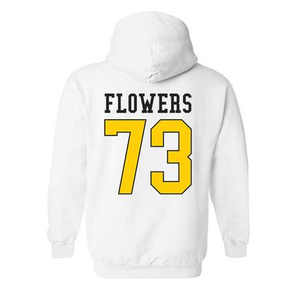 App State - NCAA Football : Will Flowers - Generic Shersey Hooded Sweatshirt-1