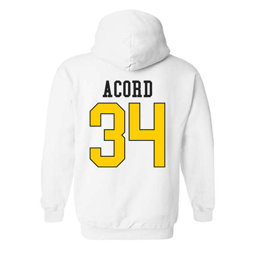 App State - NCAA Football : Joshua Acord - Generic Shersey Hooded Sweatshirt-1