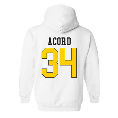 App State - NCAA Football : Joshua Acord - Generic Shersey Hooded Sweatshirt-1