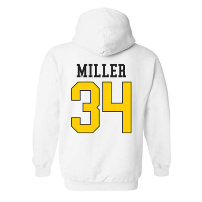 App State - NCAA Baseball : Kameron Miller - Generic Shersey Hooded Sweatshirt-1